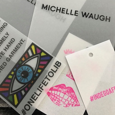 Translucent hangtags