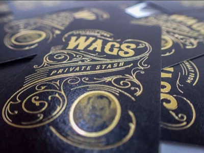 Gold emboss label printing