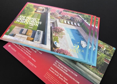 Full color commercial marketing postcard