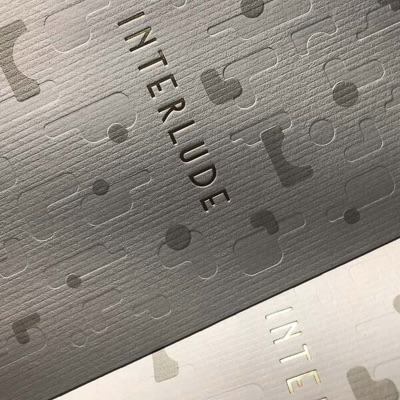 Specialty printing invitation detail