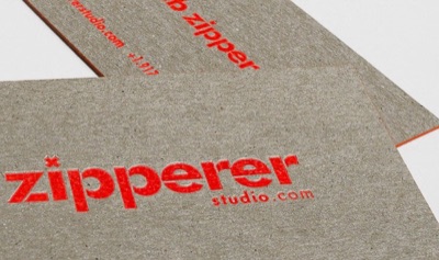Printing business cards kraft fluorescent ink printing