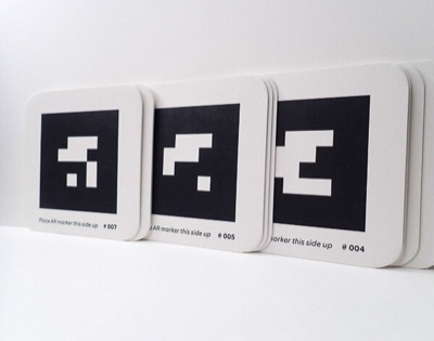 Ar marker coaster printing