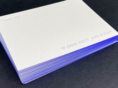 Social stationery notecard