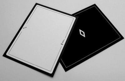 Black notecards