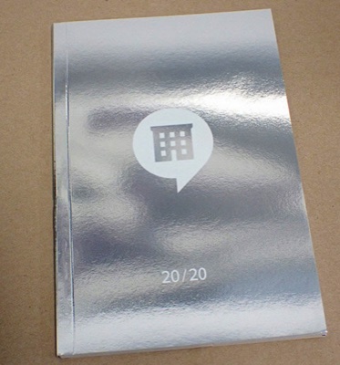 Metallic paper booklet cmyk