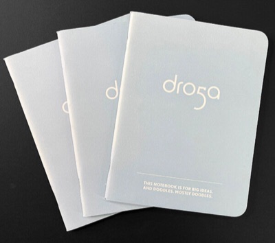 Corporate logo notebook