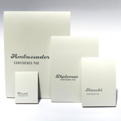 Custom printing conference notepad set