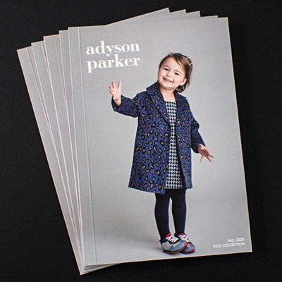 Perfect bind lookbook printing