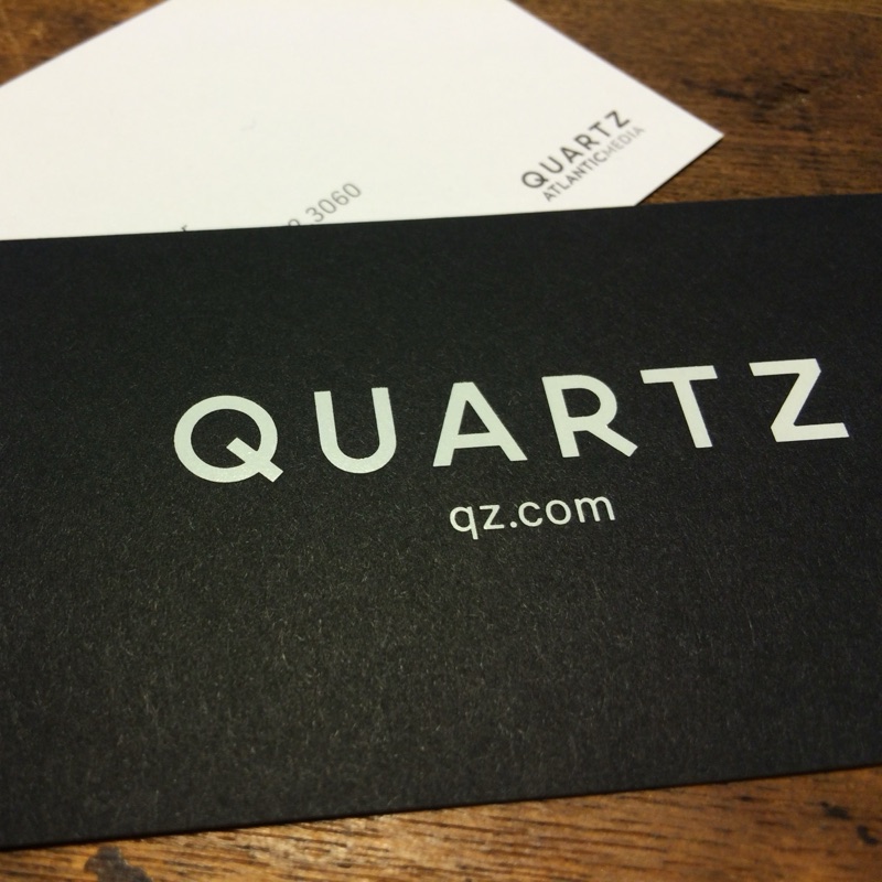 White foil black business card